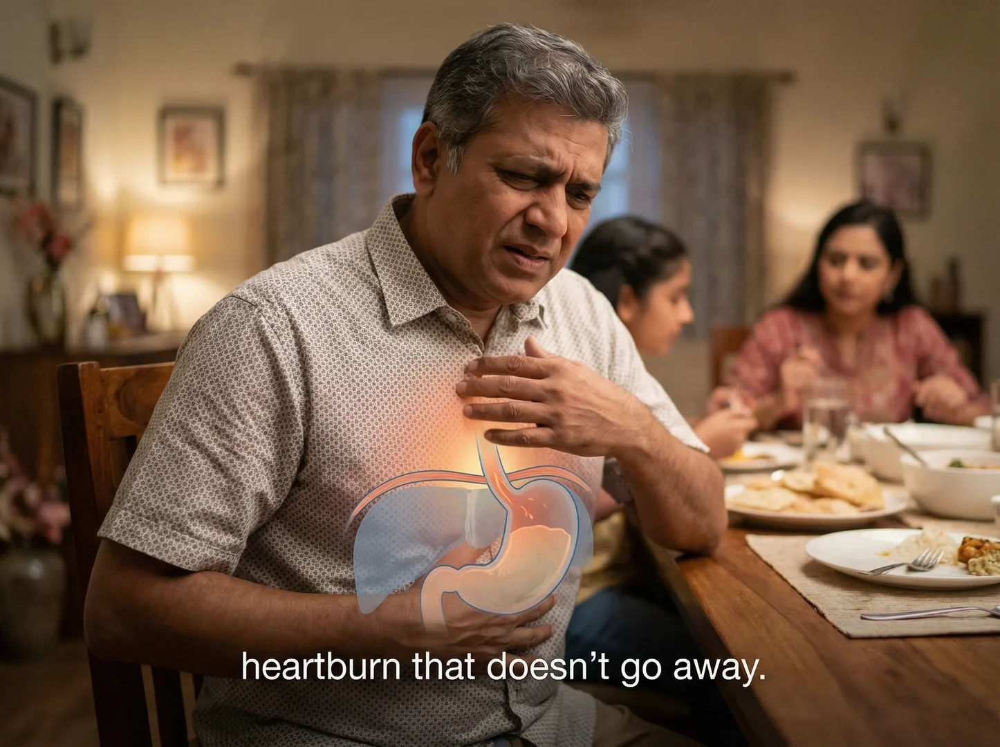 Hiatal hernia – diaphragm