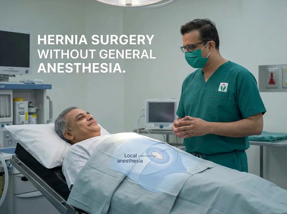 Hernia Surgery Under Local Anaesthesia – Mumbai
