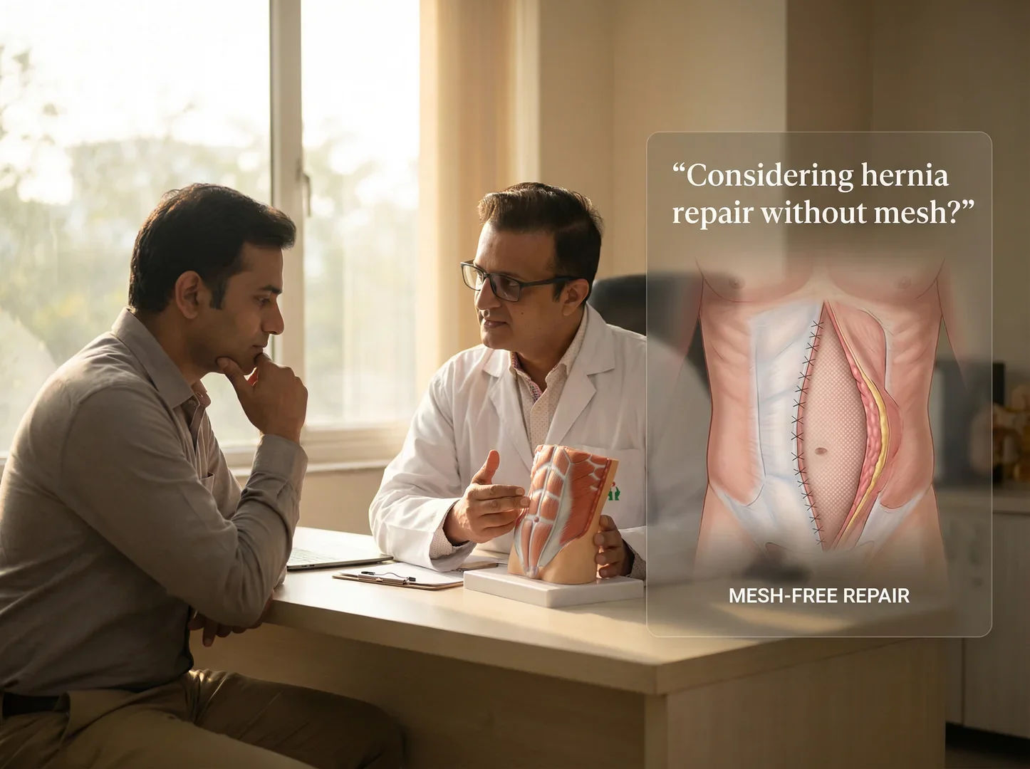 Non-Mesh Hernia Repair – Mumbai