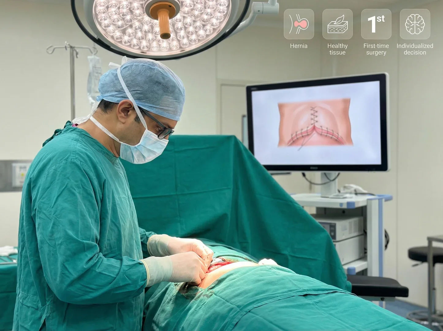 Non-Mesh Hernia Repair – section 5